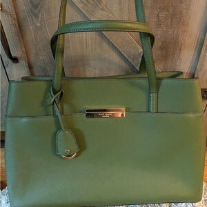 Kate Spade Olive Green Tote Bag